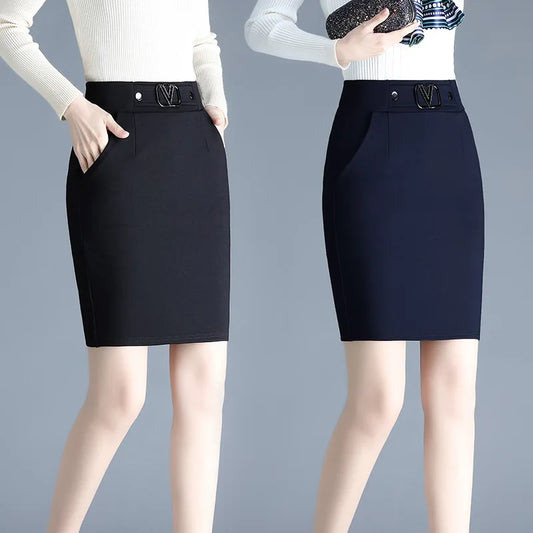 2022 Spring New Korean Casual High Waist Slim Simple Solid Color Stretch Sexy Office Ladies Short Suit Skirt Tide Free Shipping